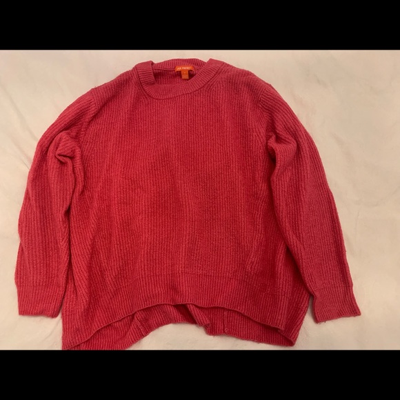 Oversized pink knit sweater - Picture 2 of 4
